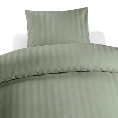 Bäddset 2-Dels Set Hotellsatin Grön